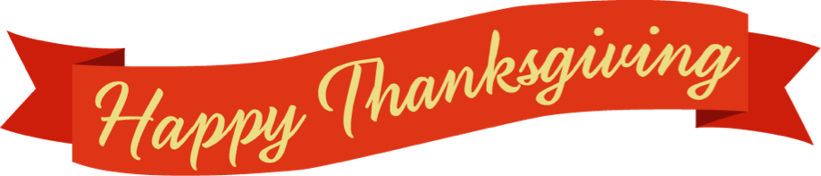 Happy Thanksgiving ribbon